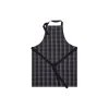 Linen/Cotton Apron, black/white