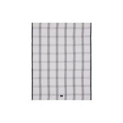 Linen/Cotton Kitchen Towel, white/black