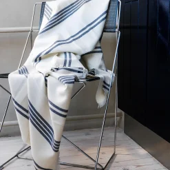 Lines plaid, blue
