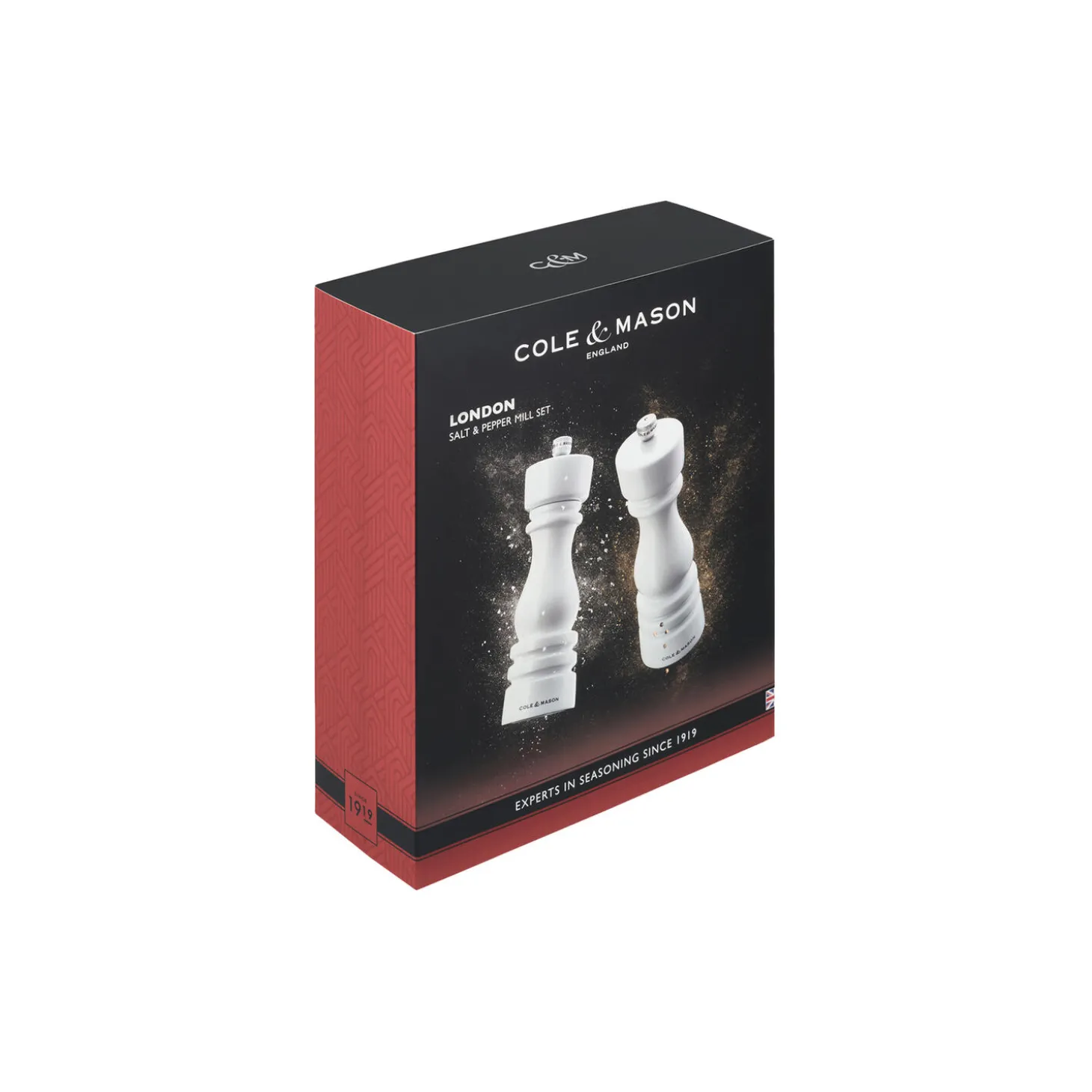 London Salt and pepper set, hvid