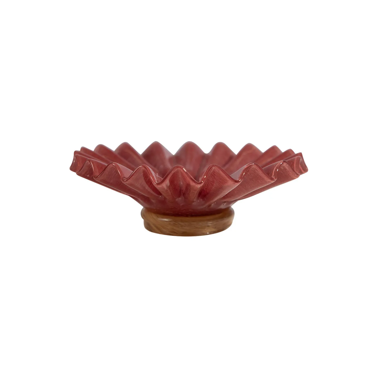 Lori Bowl, bordeaux/beige