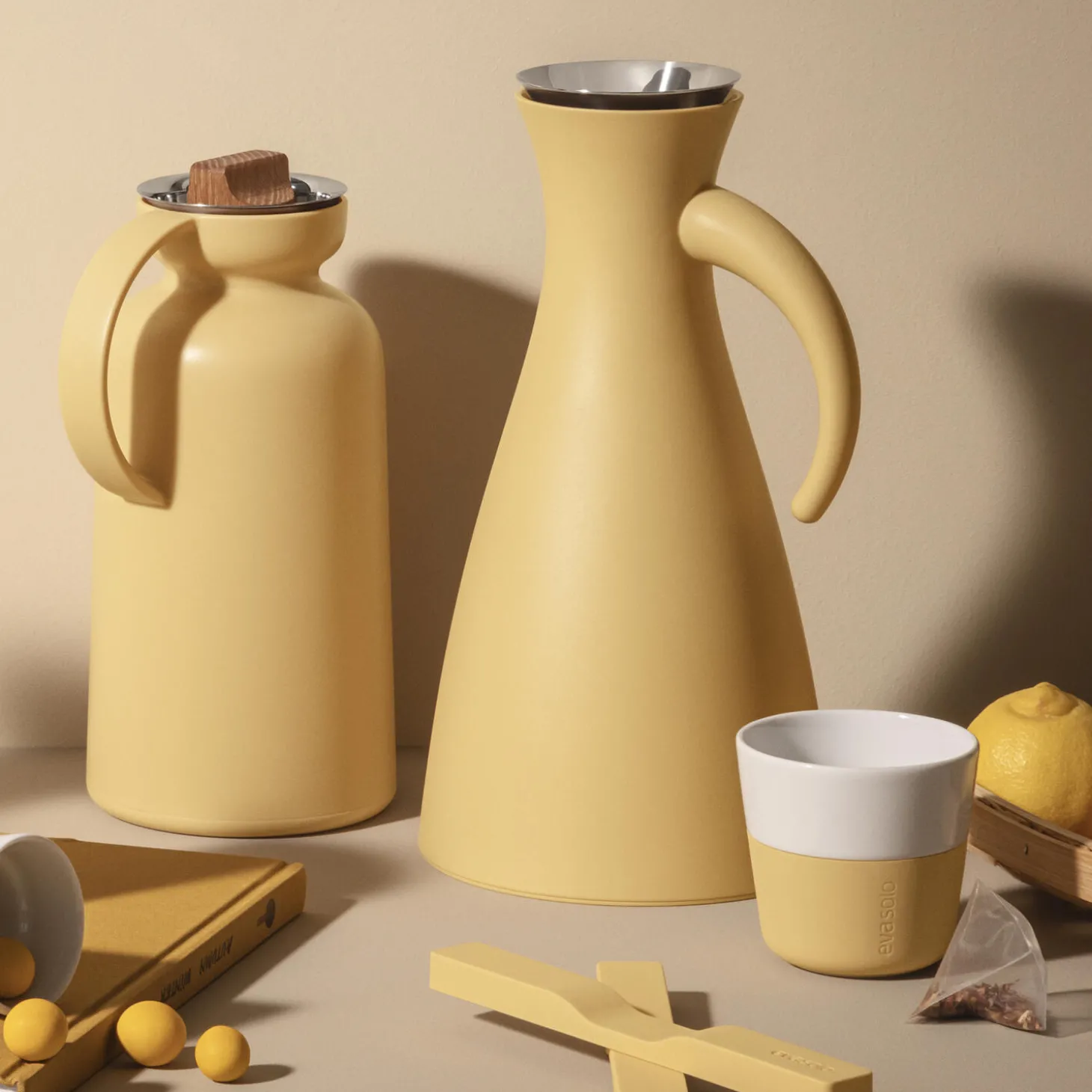 Lungo-krus 2 stk, golden sand