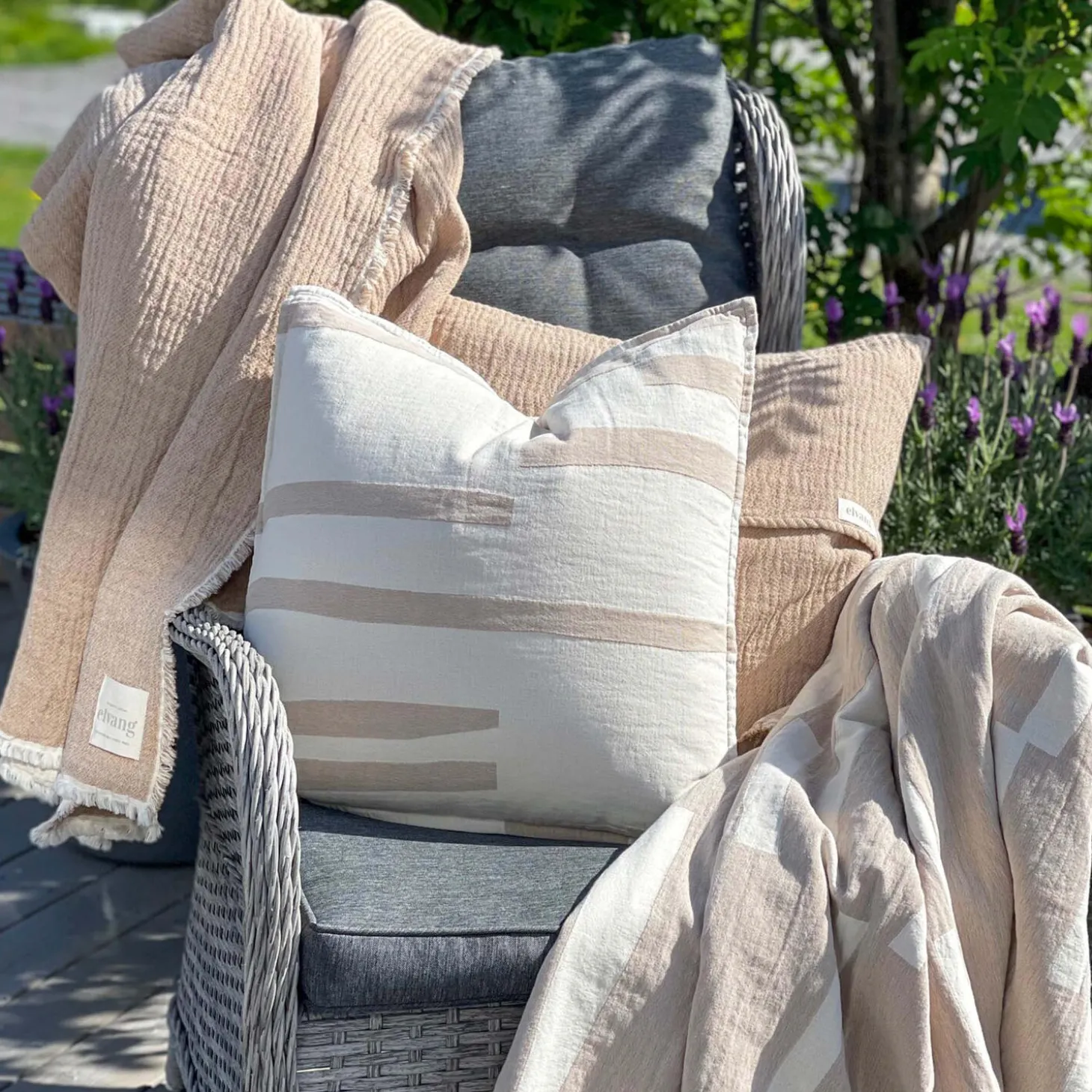 Lyme Grass plaid, beige