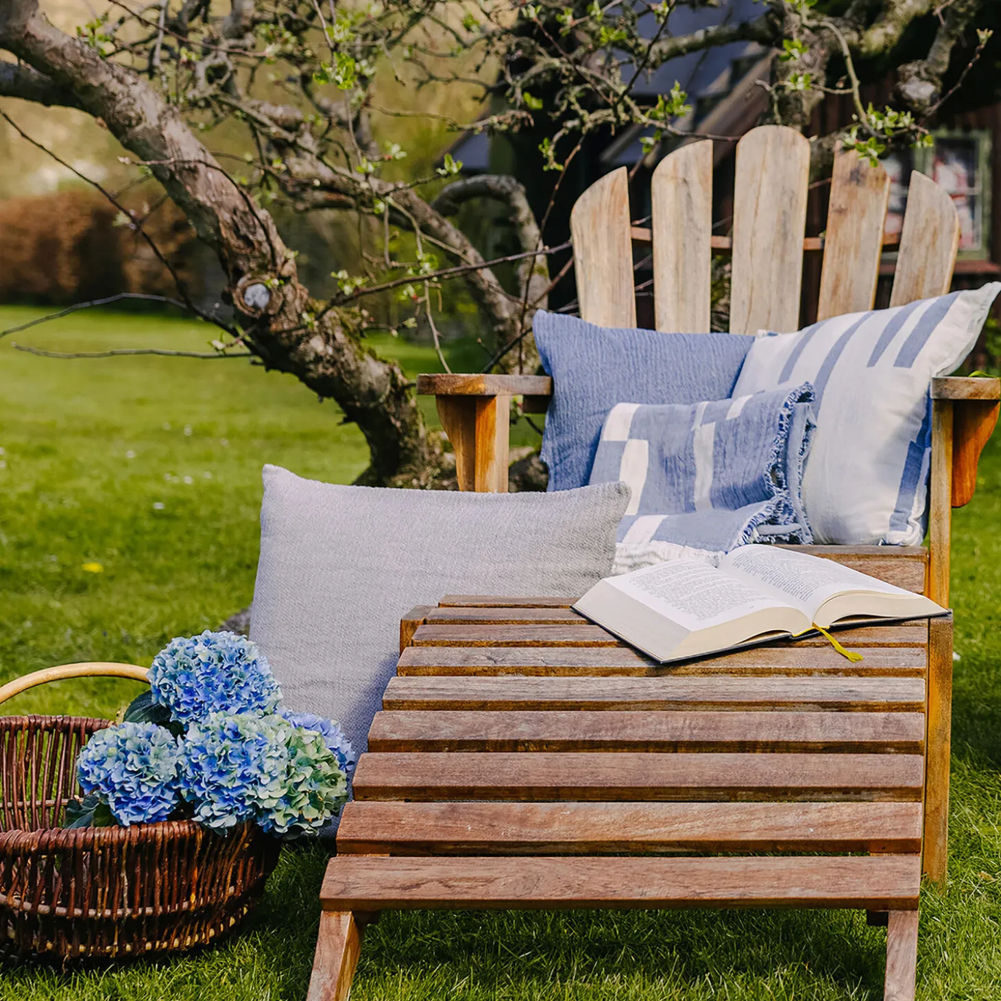 Lyme Grass plaid, blue