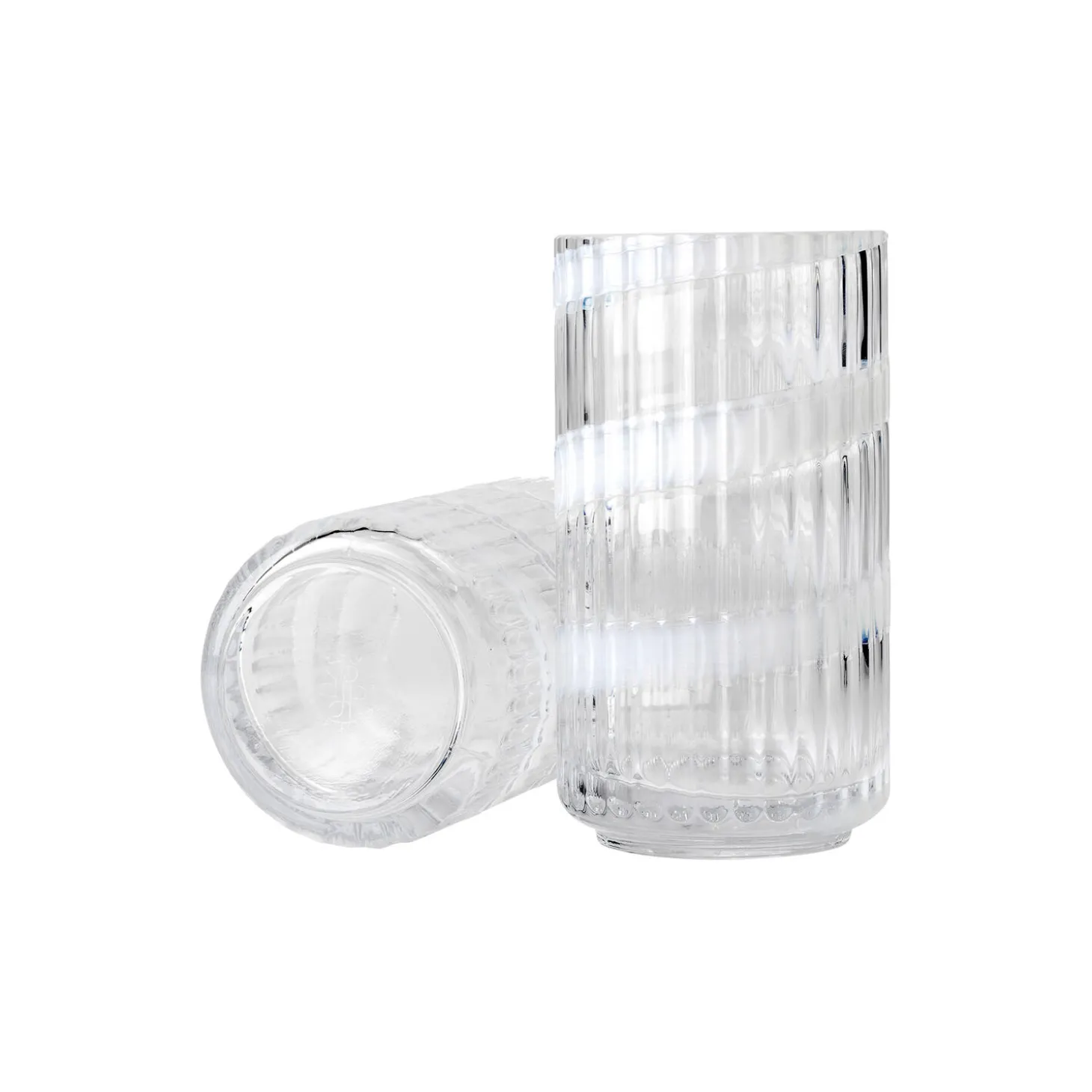 Lyngby Vase, swirl hvid