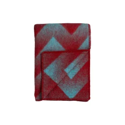 LYNILD Throw, red/blue