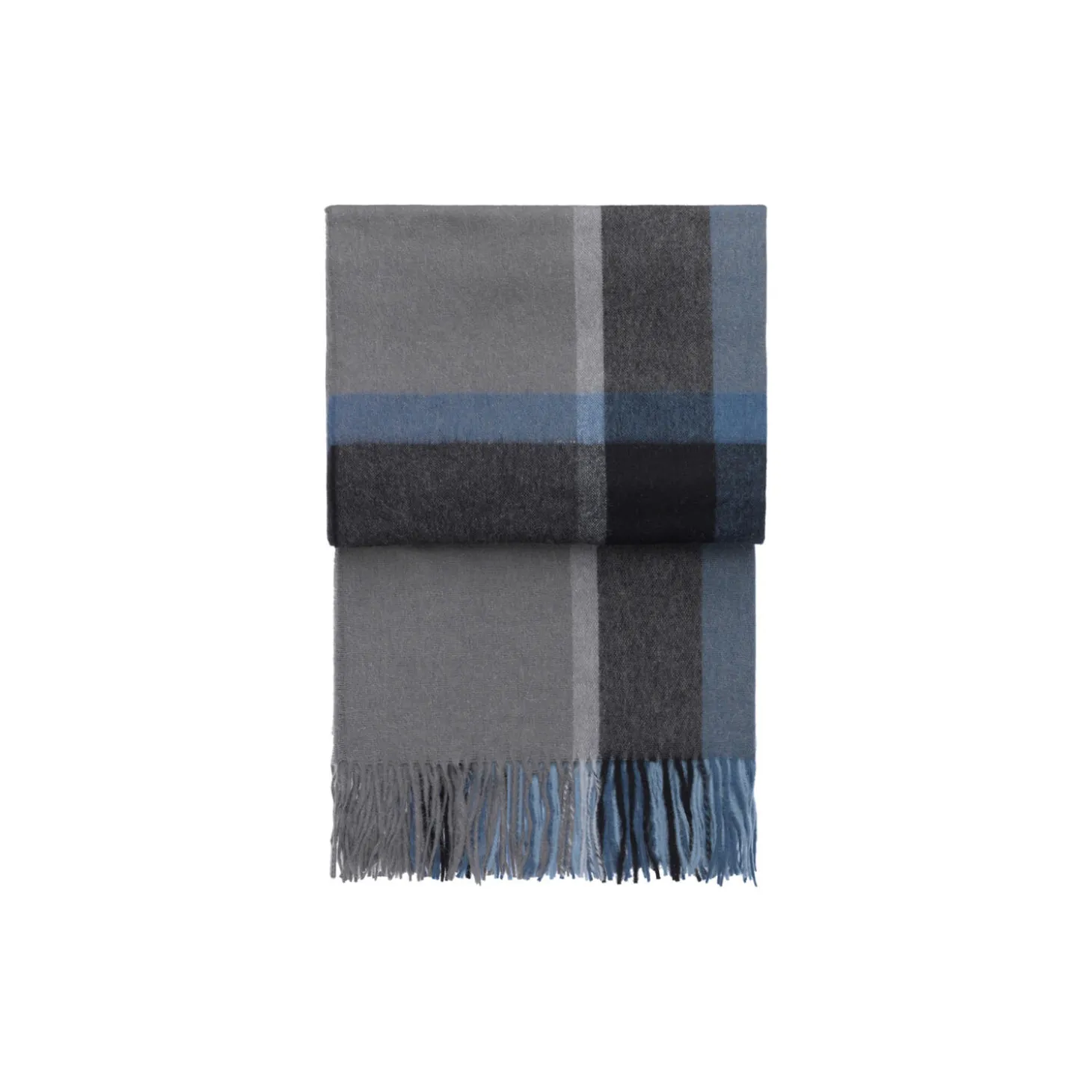 Manhattan plaid, steel blue/dusty ocean