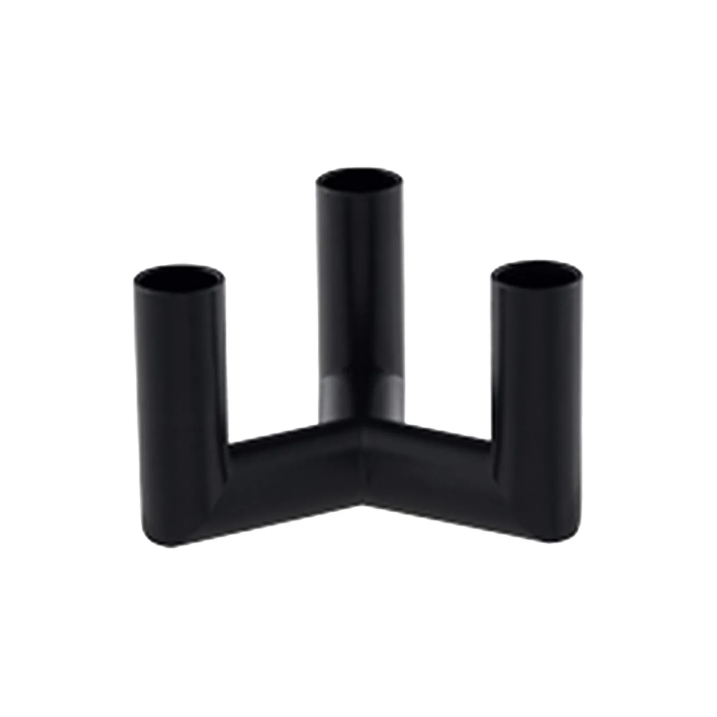 Matrix Mini Taper Candleholder 3 Arm, matte black