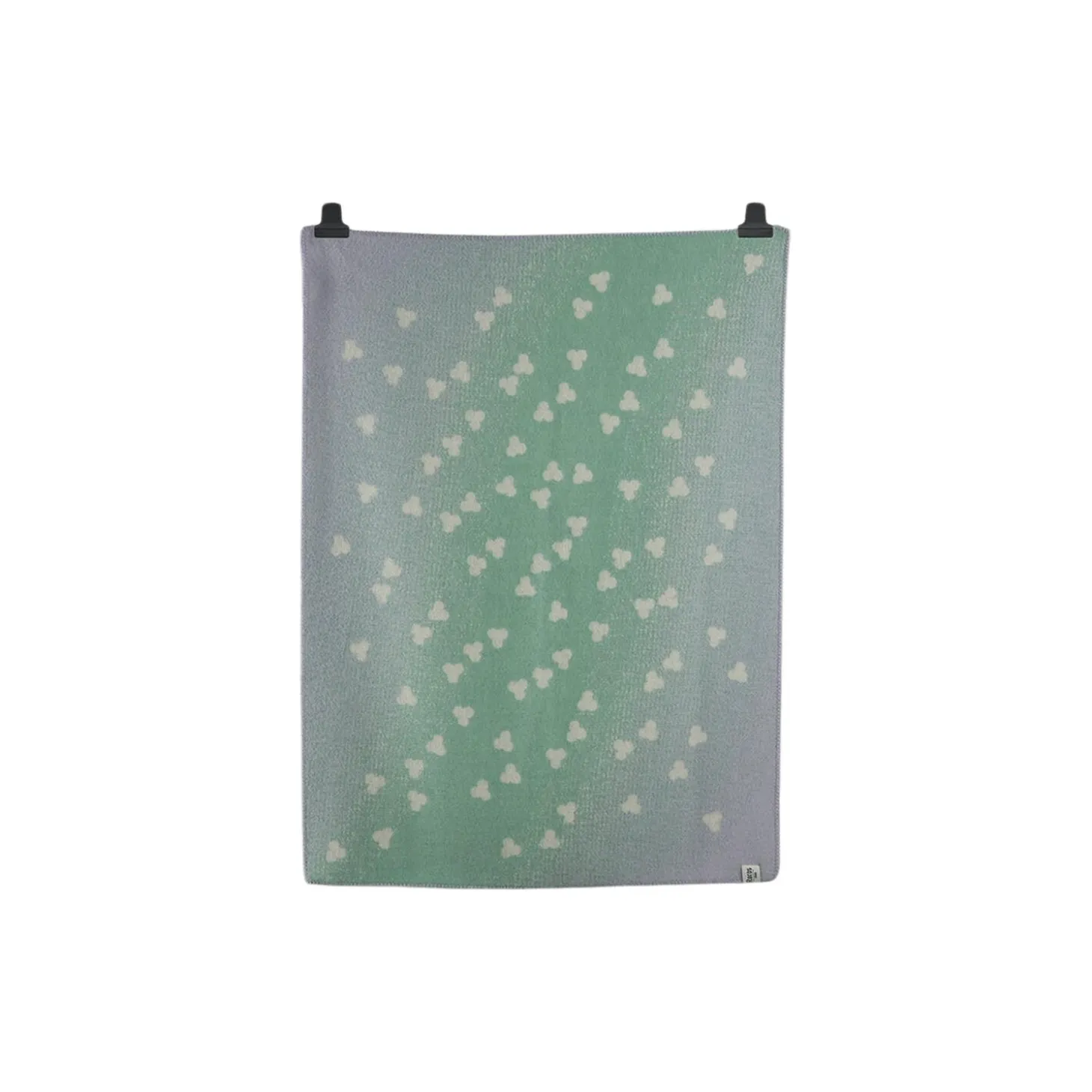 MELVIN Half Size Throw, turquoise/lavender