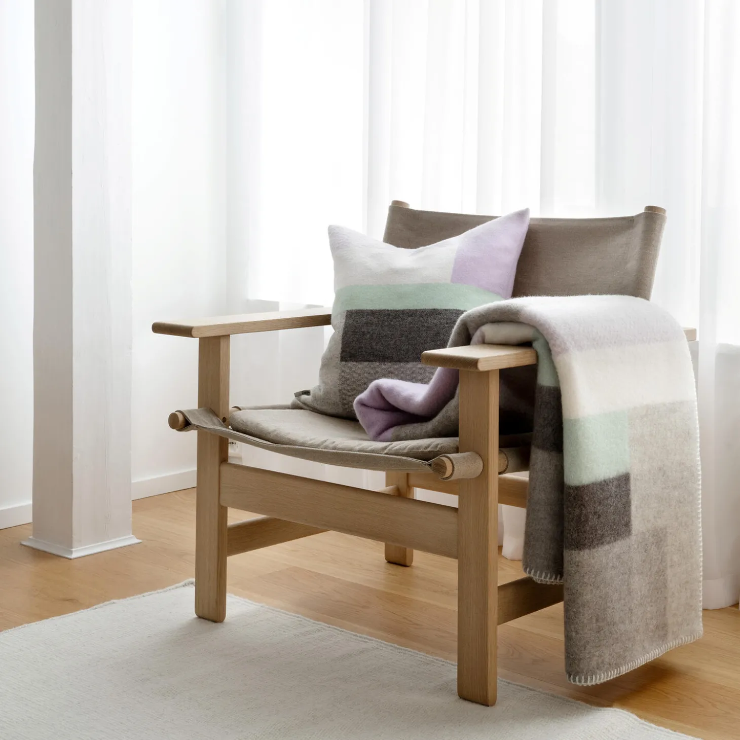 MIKKEL Throw, grey
