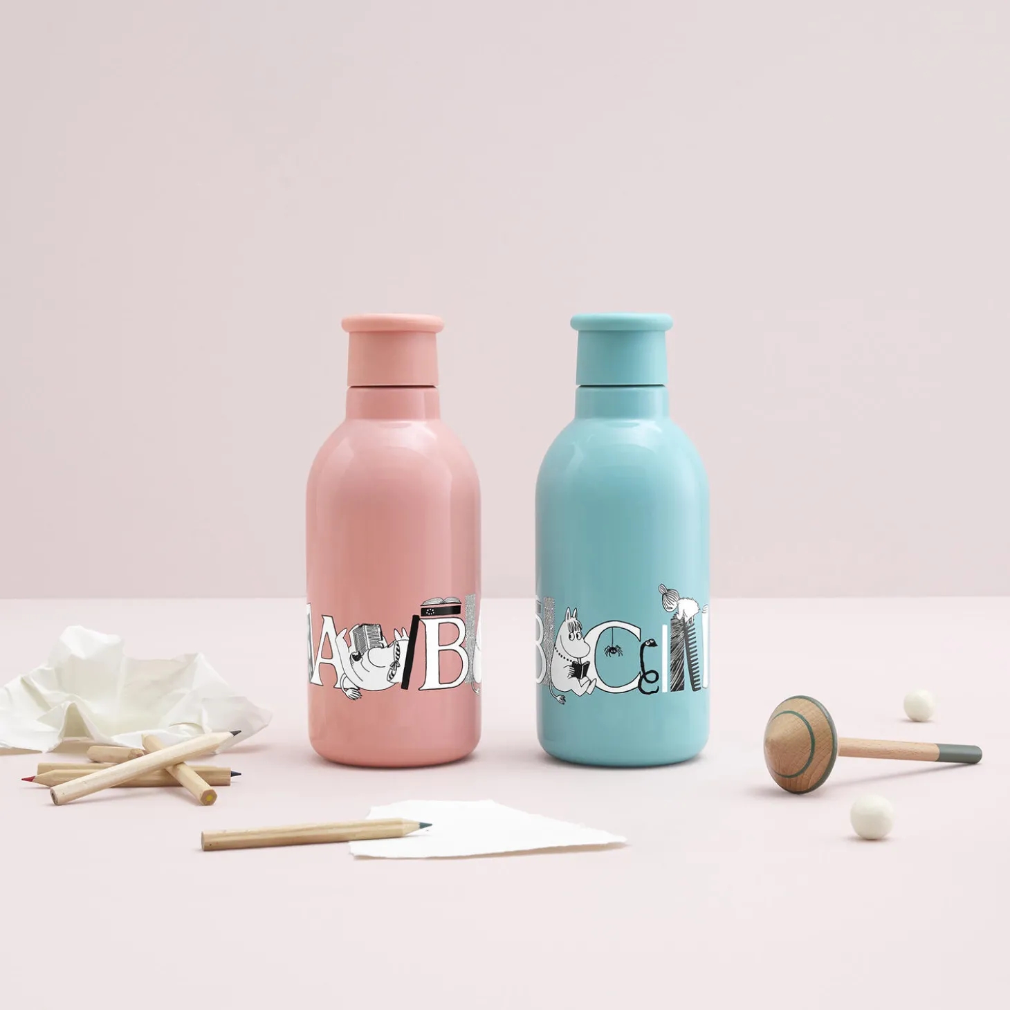 Moomin ABC termoflaske 0,5 L, moomin turqouise