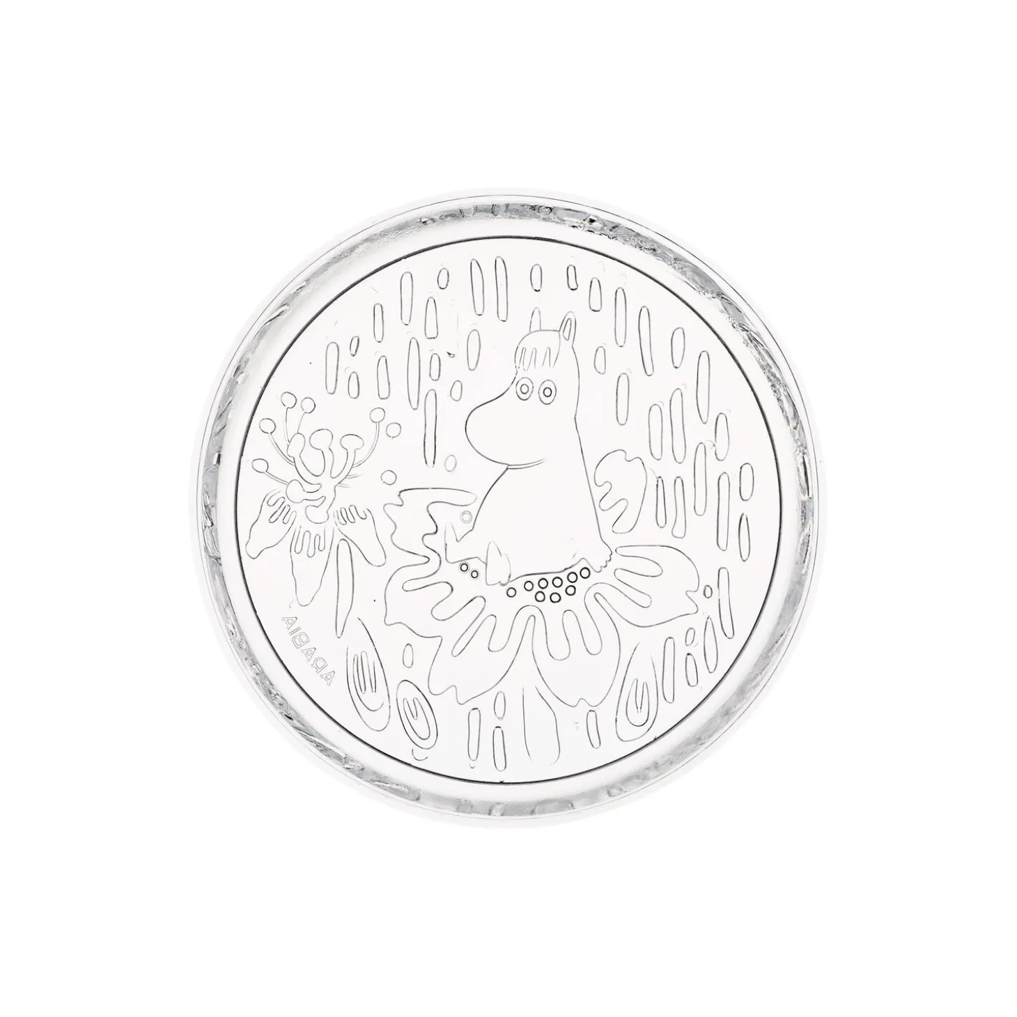 Mumi glastallerken Ø 17 cm, klar