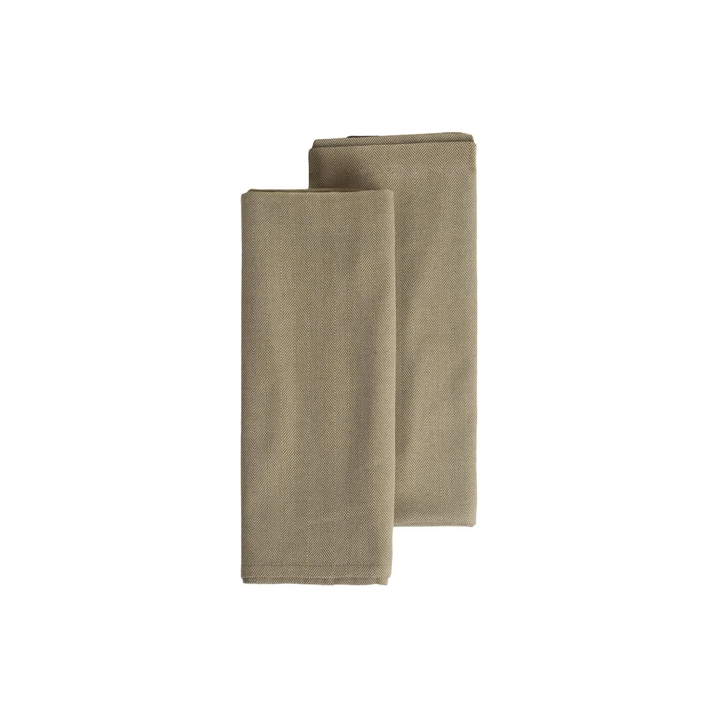 Napkin Herringbone twill 2 stk., taupe