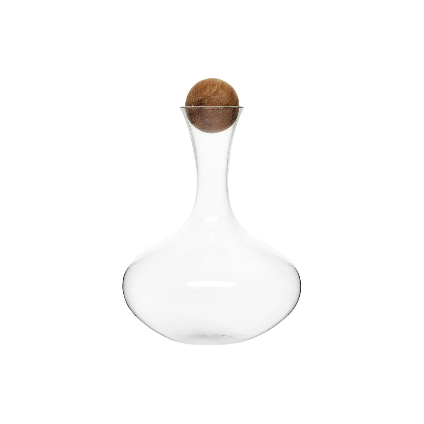 Nature Wine Carafe with Oak Stopper