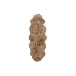 Newzealandsk langhåret lammeskind, taupe