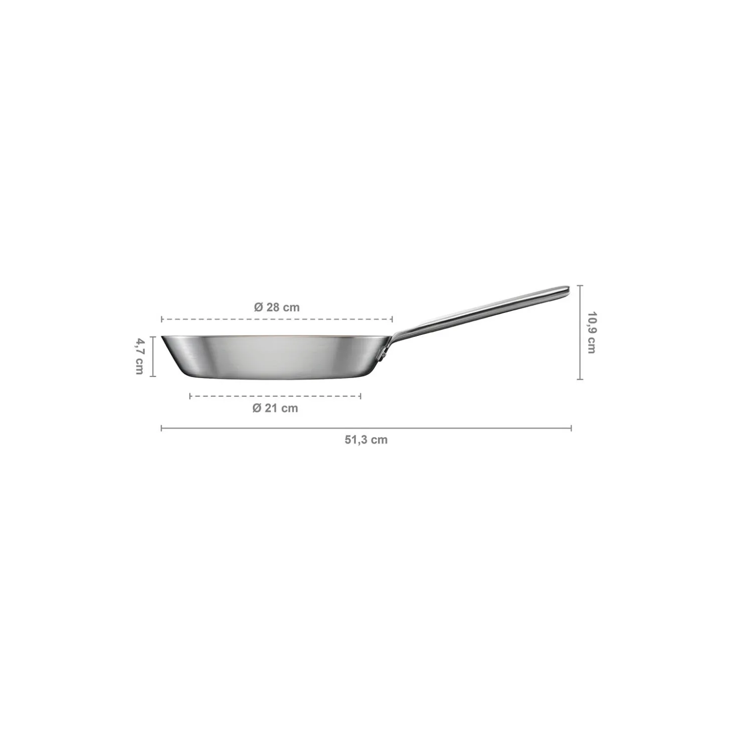 Norden Steel stegepande Ø 28 cm