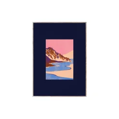 Orange Landscape poster