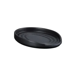 Oval grydeskeholder, matte black