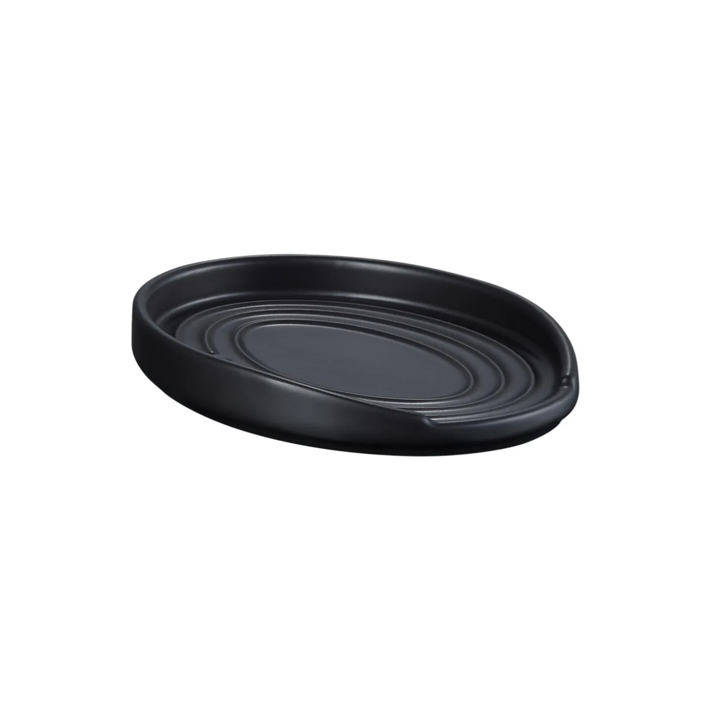 Oval grydeskeholder, matte black