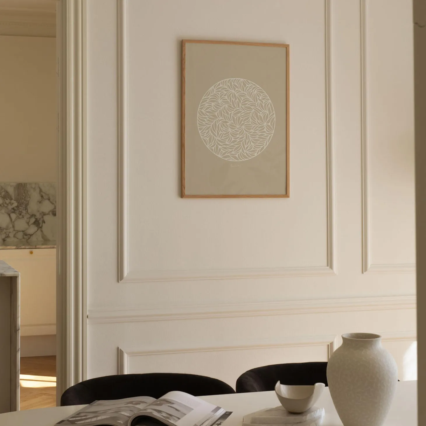 Papercut 05, beige