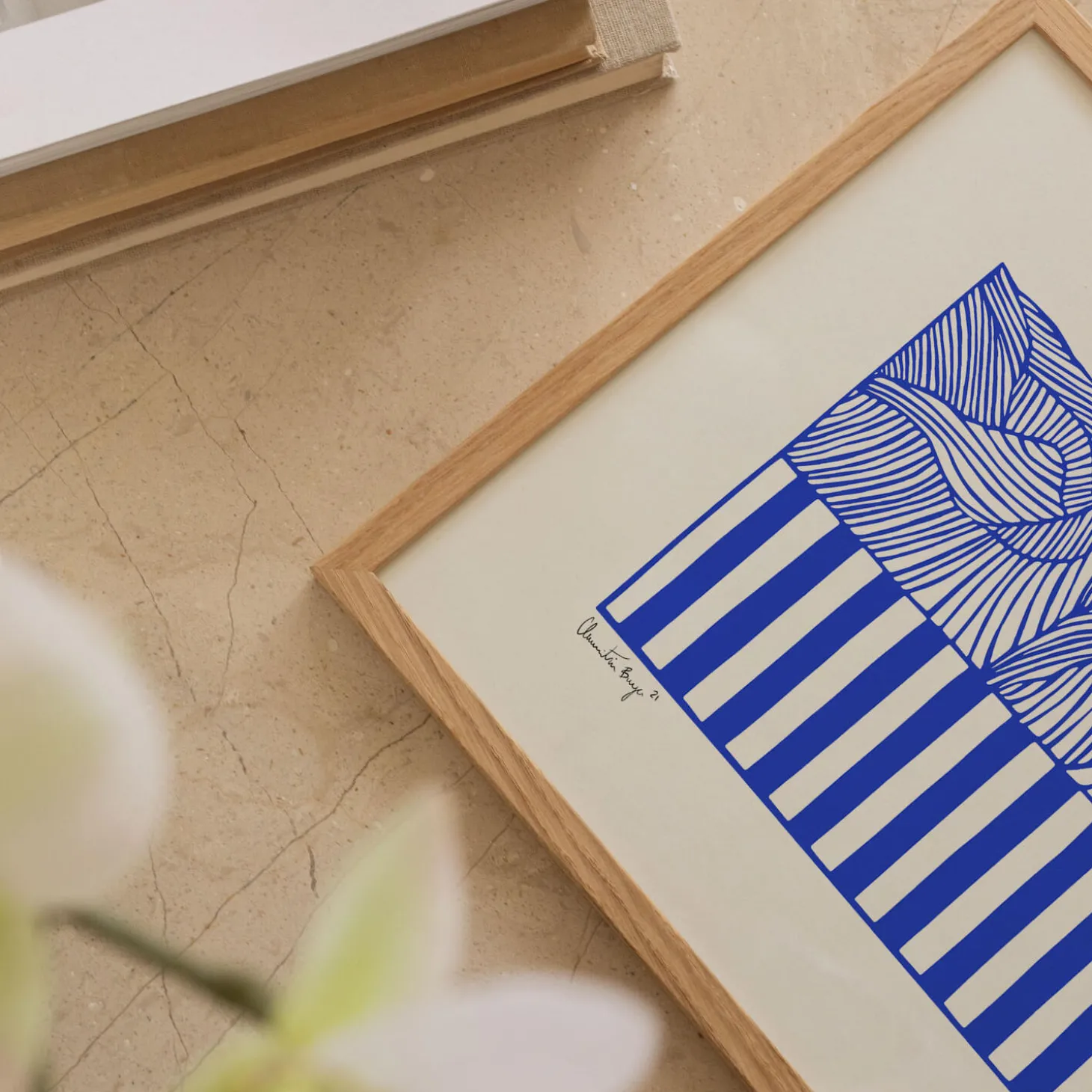 Papercut 04, blue