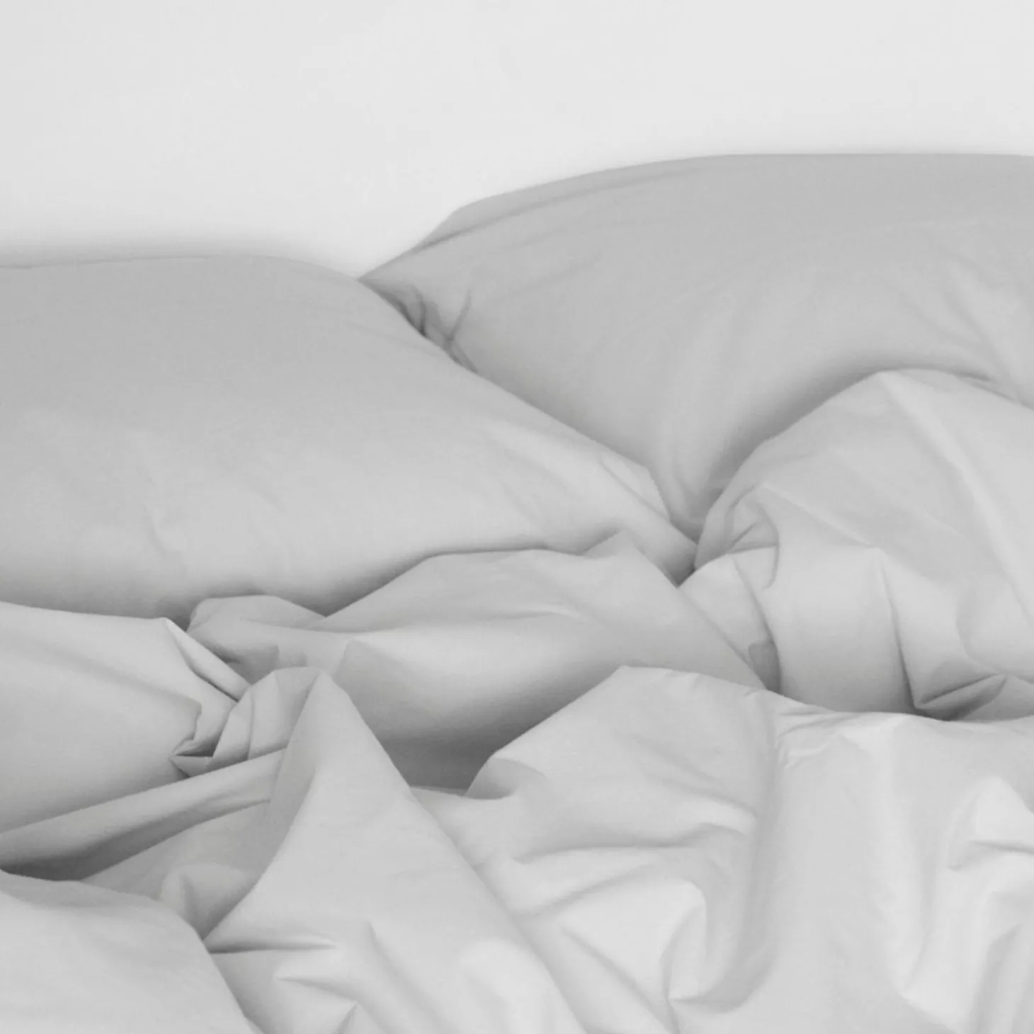 Percale sengesæt, lysegrå