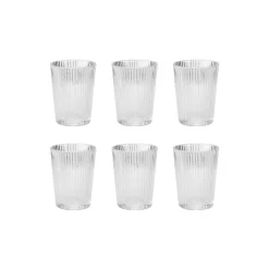 Pilastro drikkeglas 6 stk, clear