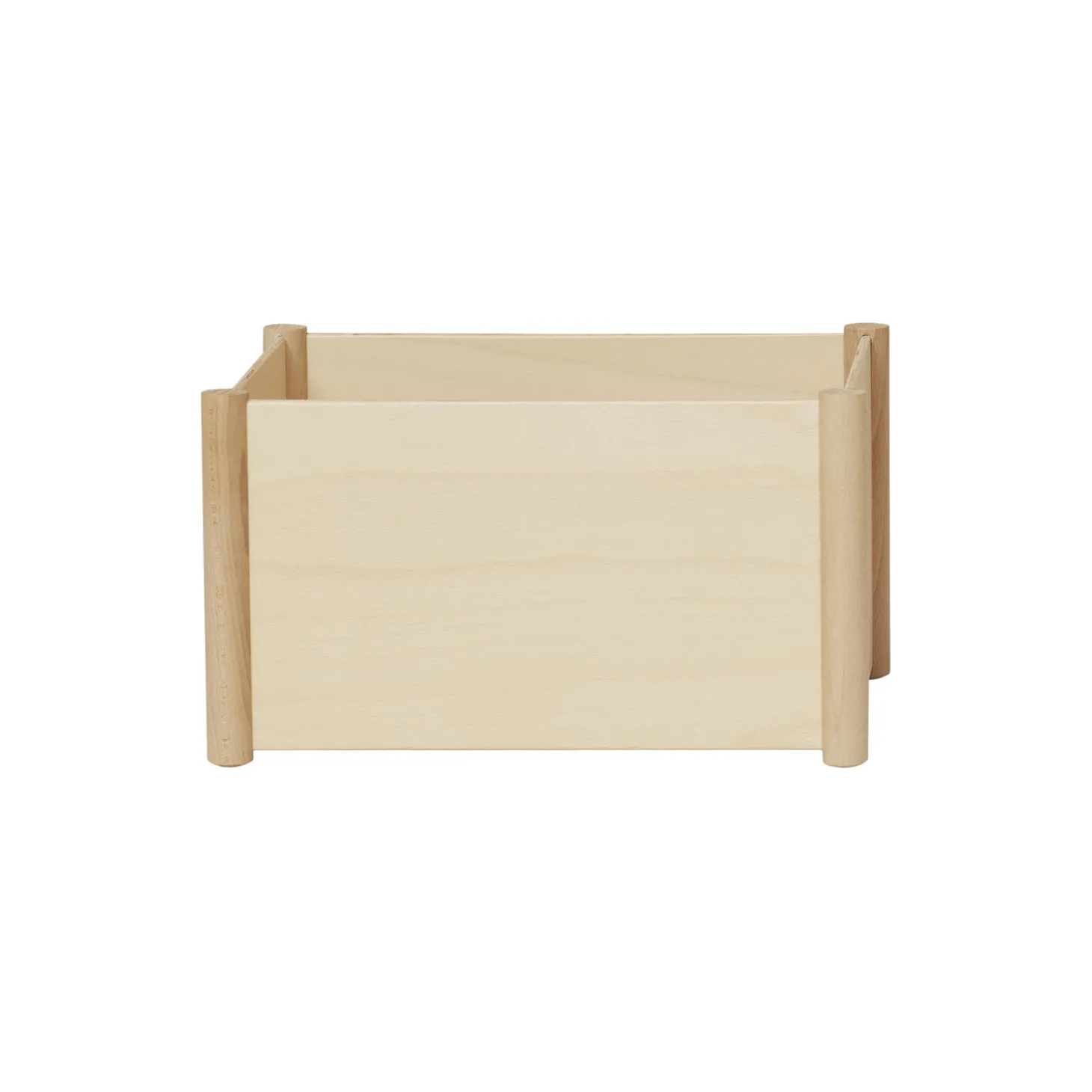 Pillar Storage Box, beech