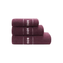 Plain bademåtte, burgundy