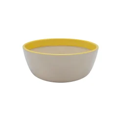 Play skål Ø 19 cm, beige/gul