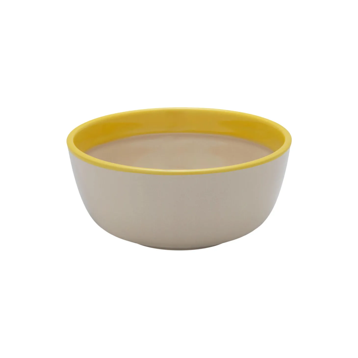 Play skål Ø 13 cm, beige/gul