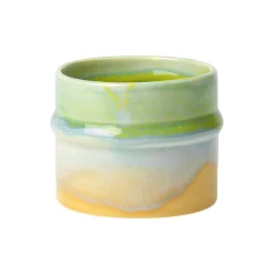 Poppery krus, apple green/mint/yellow