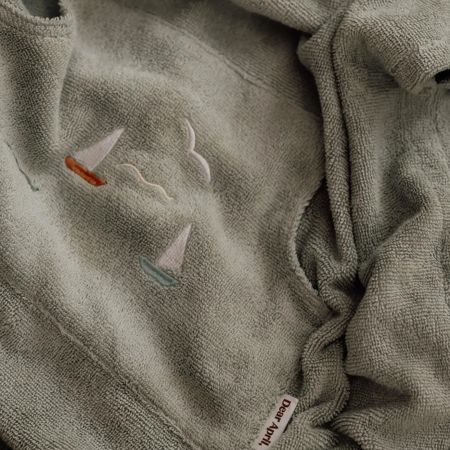 Puk badeponcho, sailboats