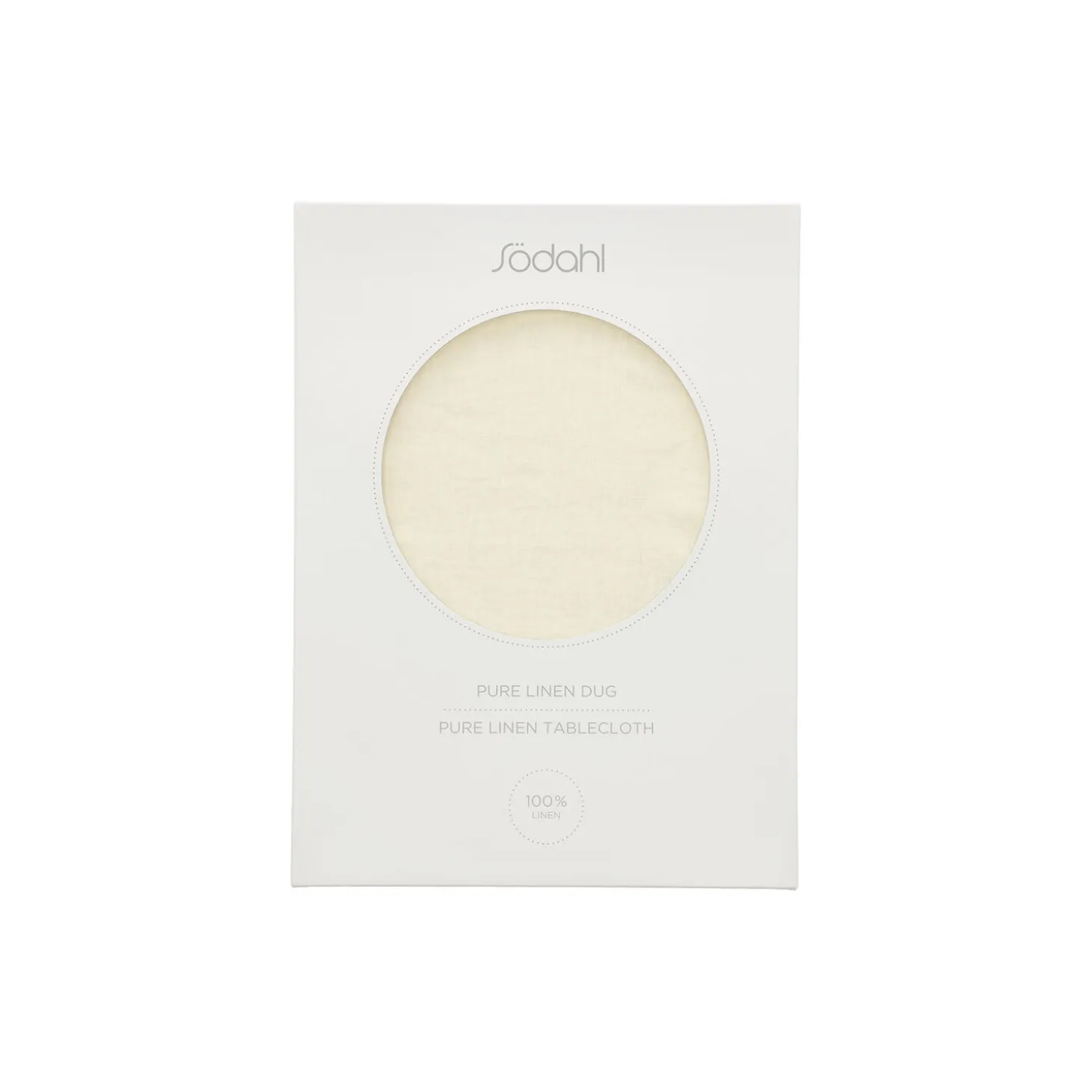 Pure Linen dug, ecru