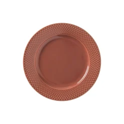 Rhombe Color frokosttallerken Ø 23 cm, terracotta