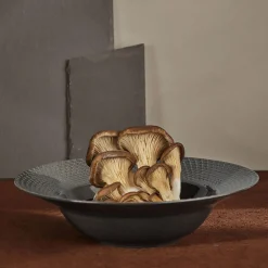 Rhombe Earth Dyb tallerken Ø 24.5 cm, slate