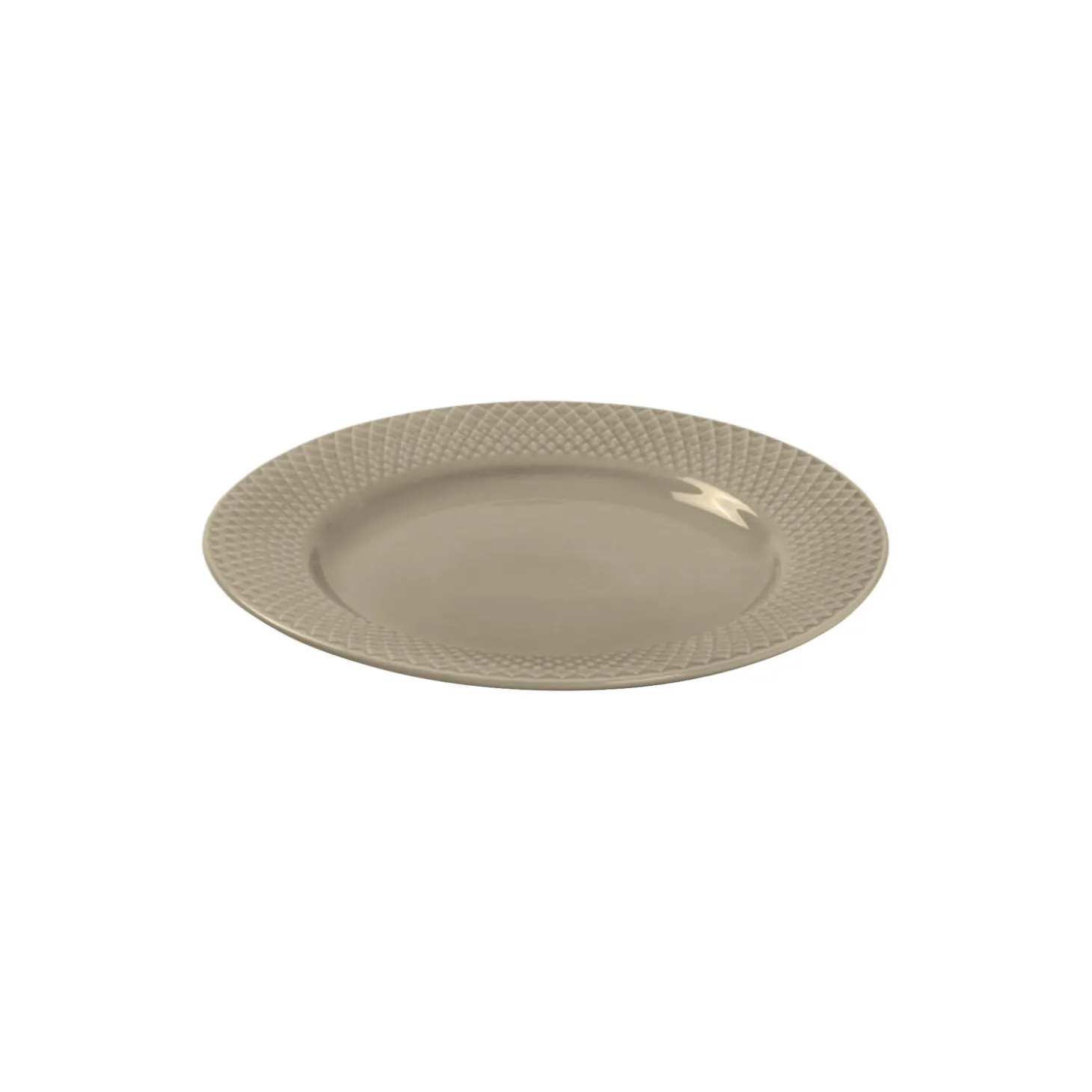 Rhombe Earth Frokosttallerken Ø 23 cm, clay