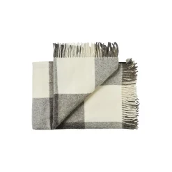Ærø plaid, 0101 grey white
