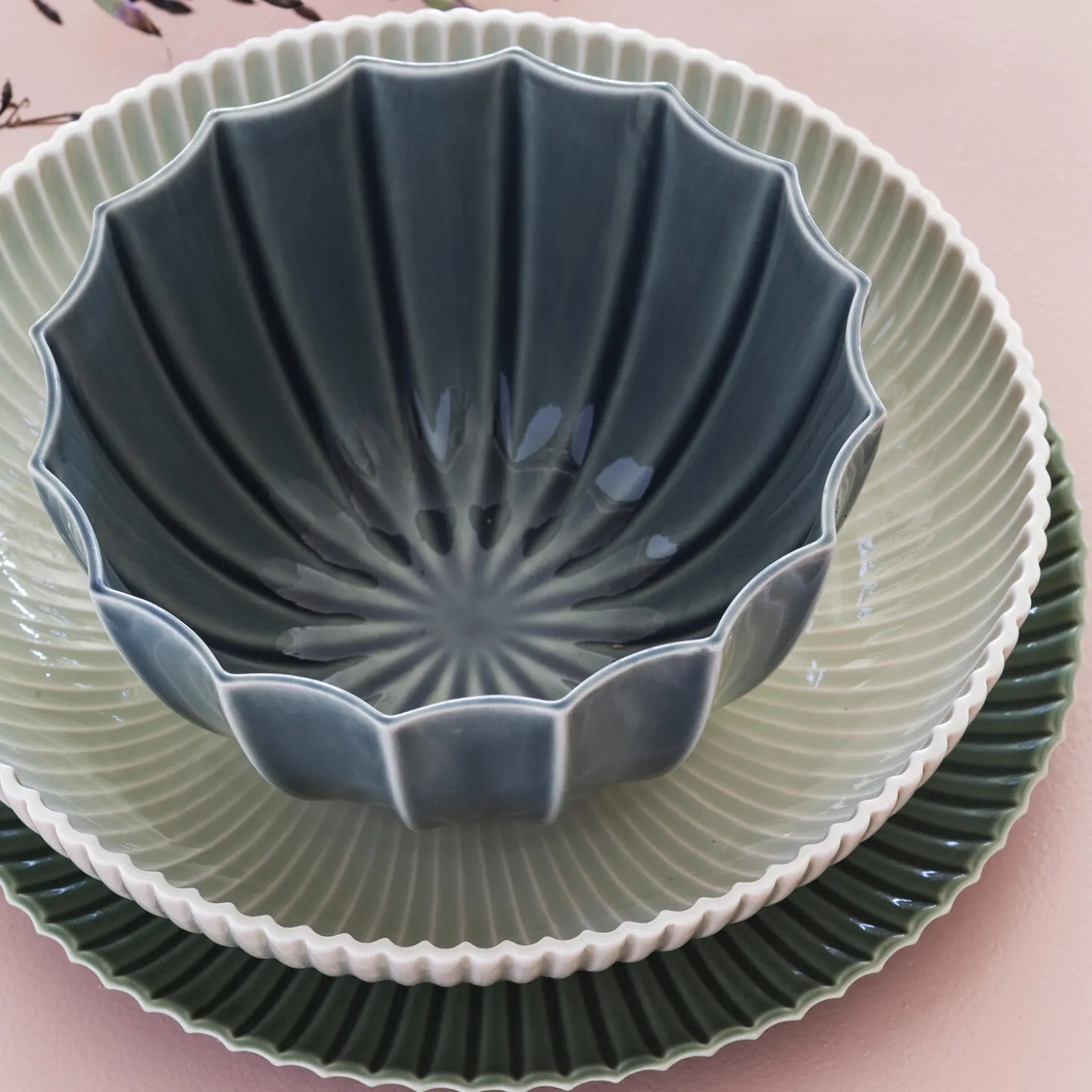 Samsurium Plate middagstallerken Ø 27 cm, green