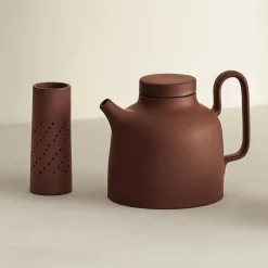 Sand Secrets Tea Pot, red clay