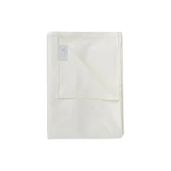 Satinvævet fladt lagen, beige