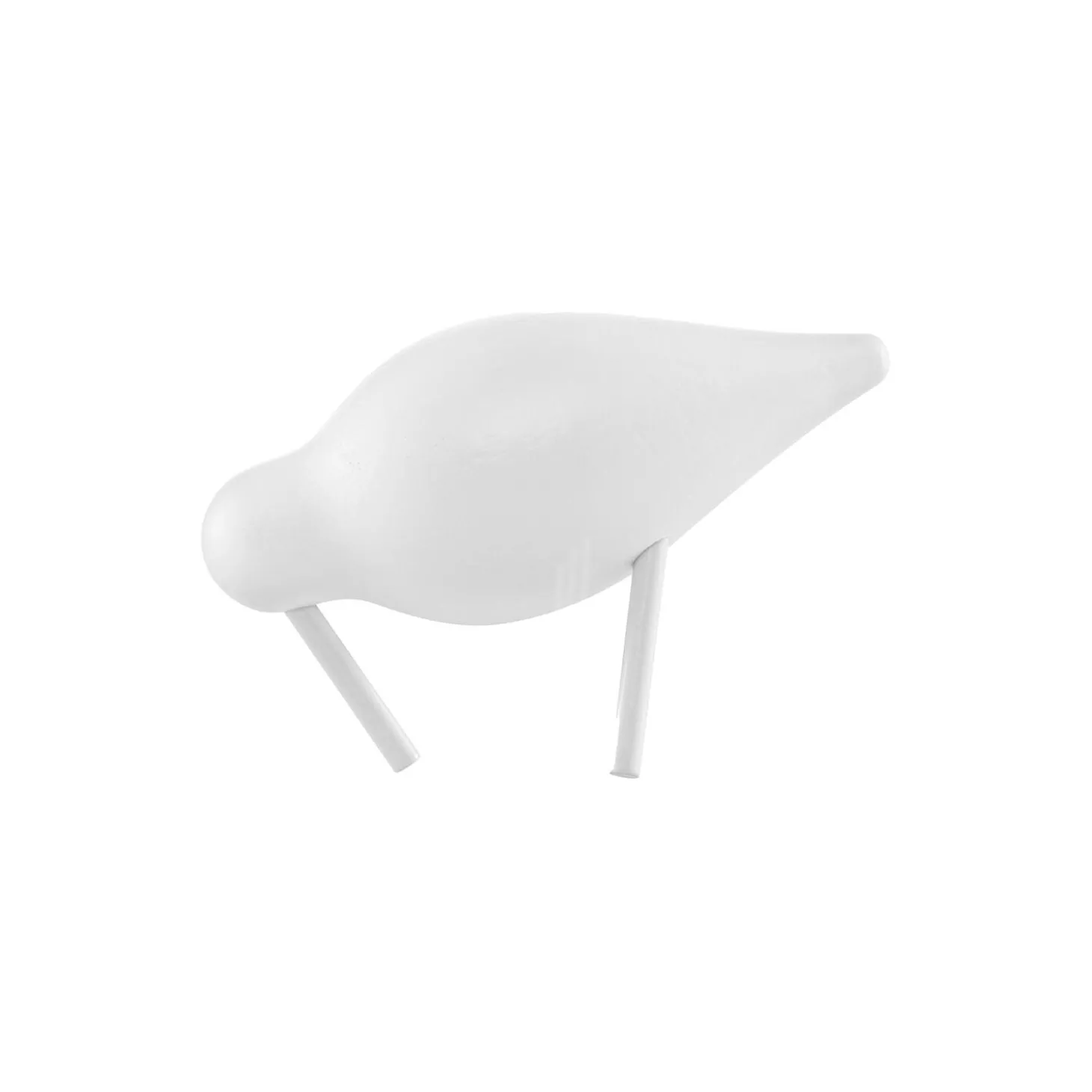 Shorebird, white/white