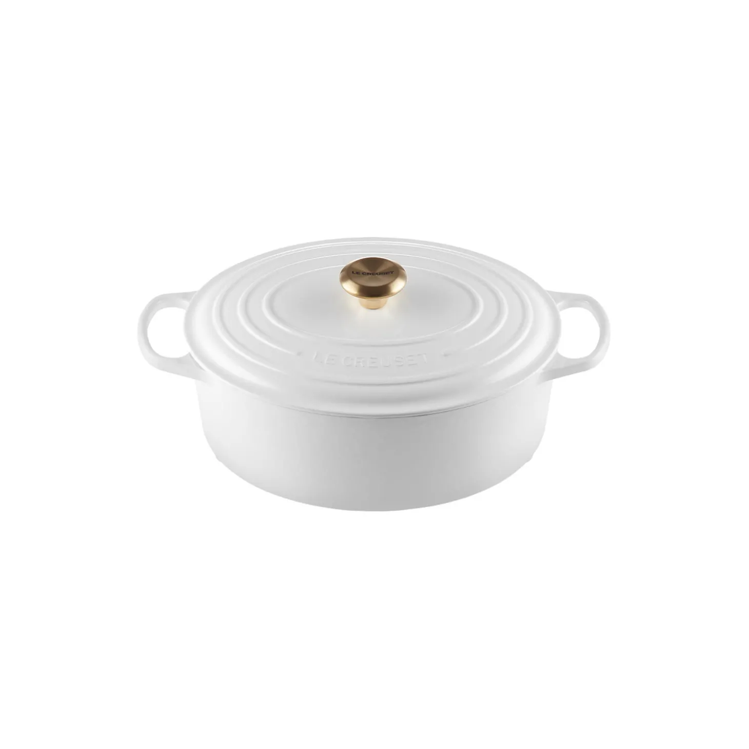 Signature oval gryde 6,3 L, white