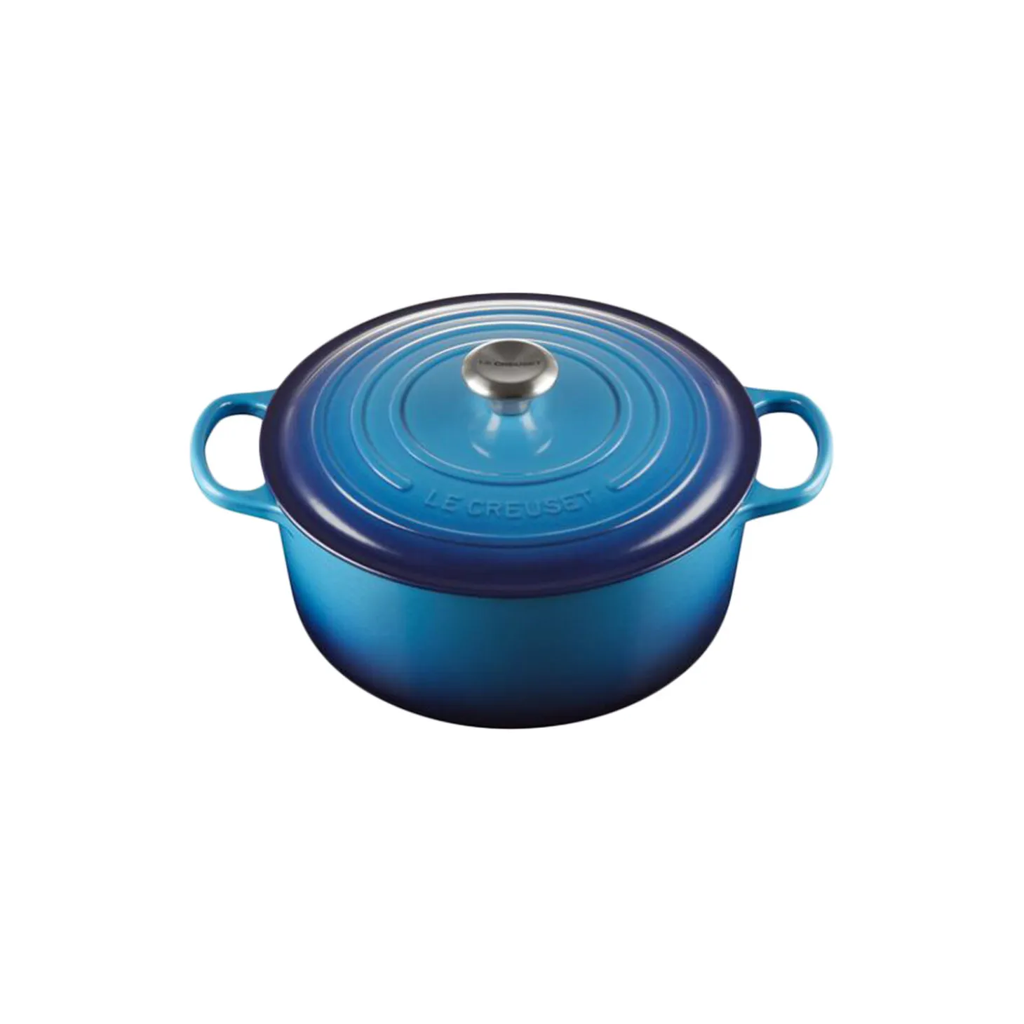 Signature rund gryde Ø 24 cm, azure blue