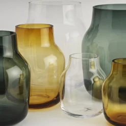 Silent Vase, burnt orange