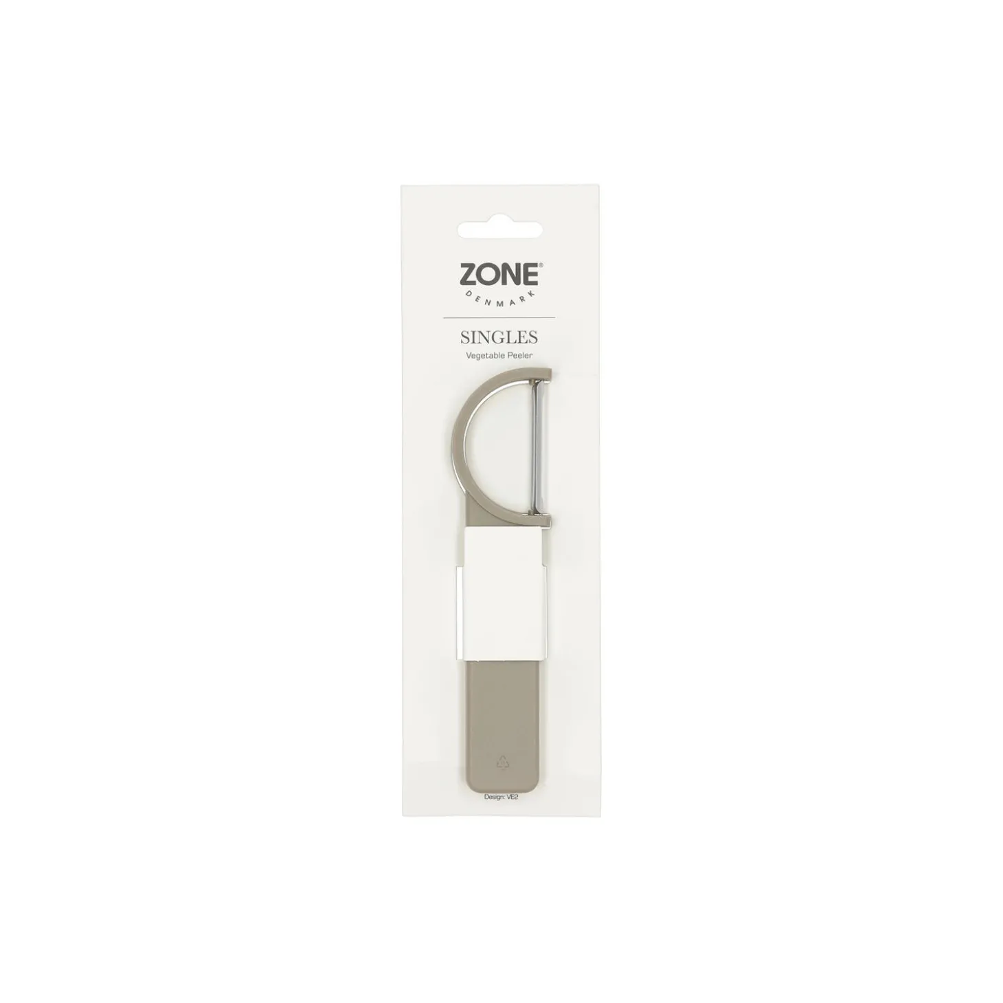 Singles grøntsagsskræller, soft taupe
