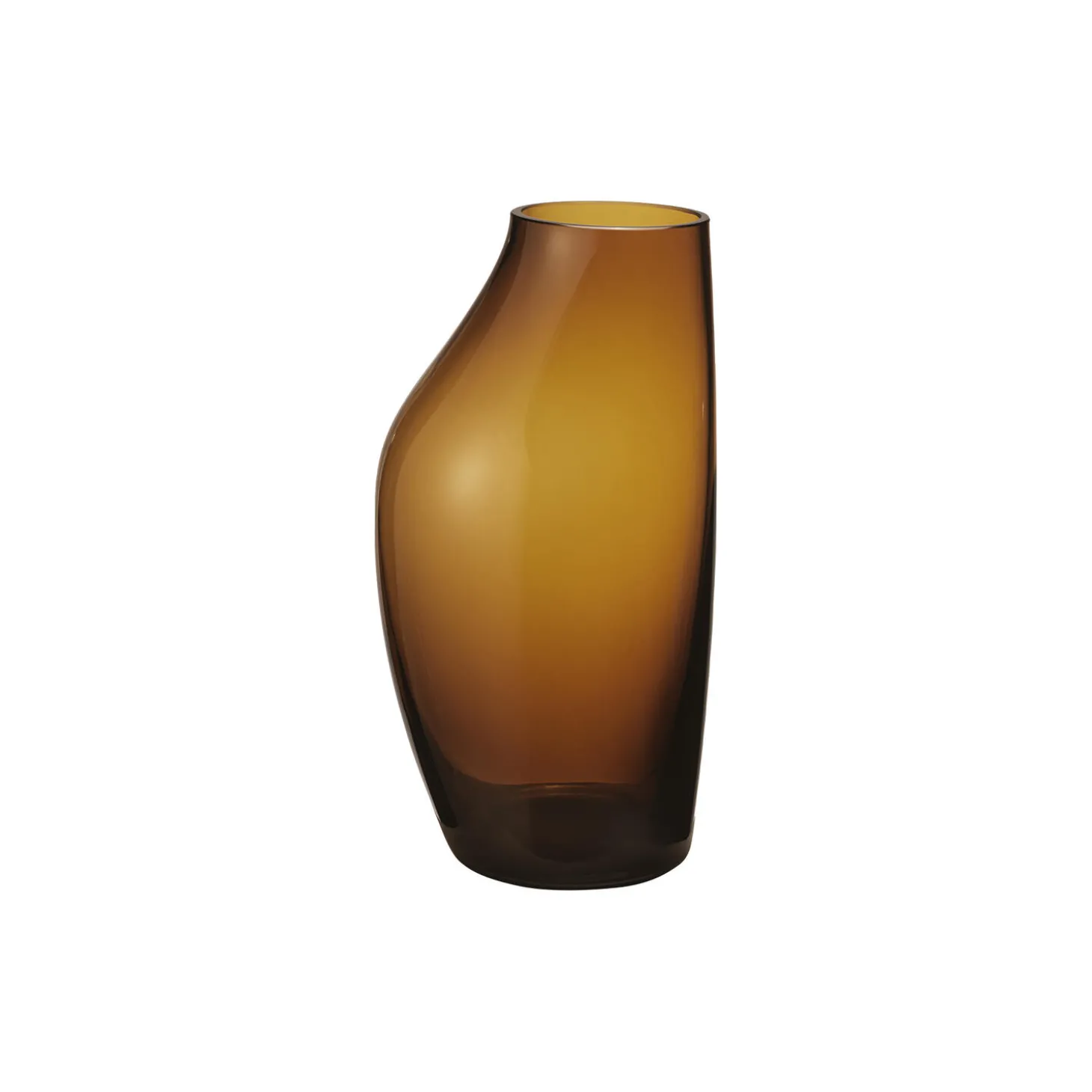 Sky vase, amber