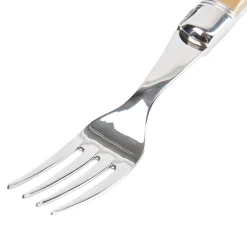 Steakgaffel, brunt horn