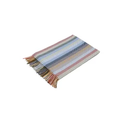 Stribet plaid, blå