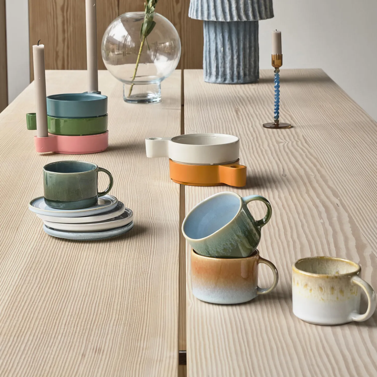 Styles espressokop 2 stk., creme/sand